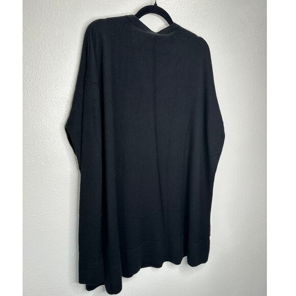NWT The Row Black Amherst V-Neck Long Sleeve Cashmere Blend Sweater XL - Picture 7 of 16